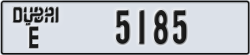 dubai - code - E - number -5185