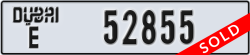 dubai - code - E - number -52855