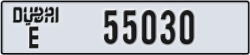 dubai - code - E - number -55030