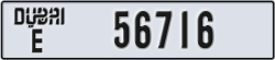 dubai - code - E - number -56637