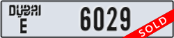 dubai - code - E - number -6029