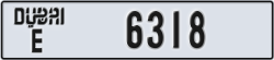 dubai - code - E - number -6318