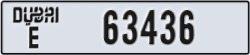 dubai - code - E - number -63436
