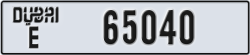 dubai - code - E - number -65040
