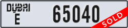 dubai - code - E - number -65040