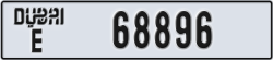 dubai - code - E - number -68896