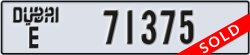 dubai - code - E - number -71375