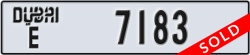 dubai - code - E - number -7183