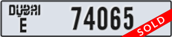 dubai - code - E - number -74065