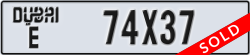 dubai - code - E - number -74X37