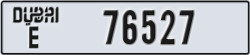 dubai - code - E - number -76527