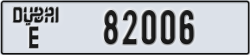 dubai - code - E - number -82006
