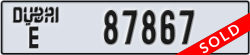 dubai - code - E - number -87867