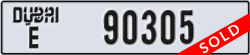 dubai - code - E - number -90305