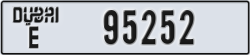 dubai - code - E - number -95252