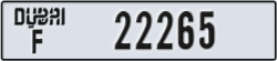 dubai - code - F - number -22265