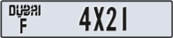 dubai - code - F - number -4X21