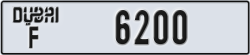 dubai - code - F - number -6200