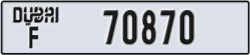 dubai - code - F - number -70870