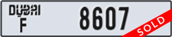 dubai - code - F - number -8607
