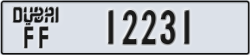 dubai - code - FF - number -12231