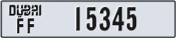 dubai - code - FF - number -15345