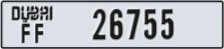 dubai - code - FF - number -26676