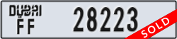 dubai - code - FF - number -28223
