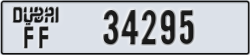 dubai - code - FF - number -34295