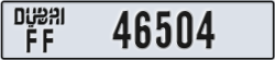 dubai - code - FF - number -46504
