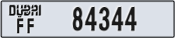 dubai - code - FF - number -84344