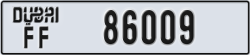 dubai - code - FF - number -86009
