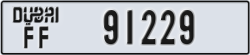 dubai - code - FF - number -91229