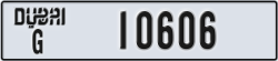 dubai - code - G - number -10606