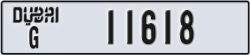dubai - code - G - number -11618