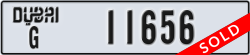 dubai - code - G - number -11656