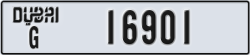 dubai - code - G - number -16901