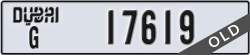 dubai - code - G - number -17619