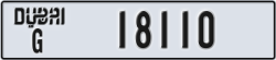 dubai - code - G - number -18110