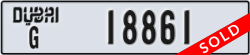 dubai - code - G - number -18861