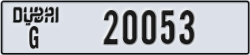 dubai - code - G - number -20053