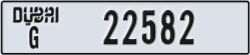 dubai - code - G - number -22503