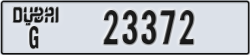 dubai - code - G - number -23372