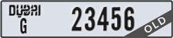 dubai - code - G - number -23456