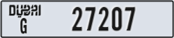 dubai - code - G - number -27207