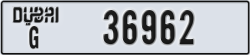 dubai - code - G - number -36962