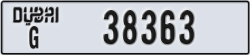 dubai - code - G - number -38363