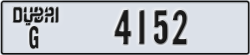 dubai - code - G - number -4152