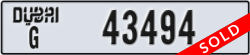 dubai - code - G - number -43494