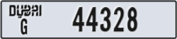 dubai - code - G - number -44328